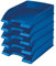 Leitz Briefkorb Standard A4, 5er Pack, Briefablage in Premium-Qualität, Stapelbare Ablagefächer als Schreibtisch-Organizer, Kombinierbar mit Plus-Serie, Blau, 52270035