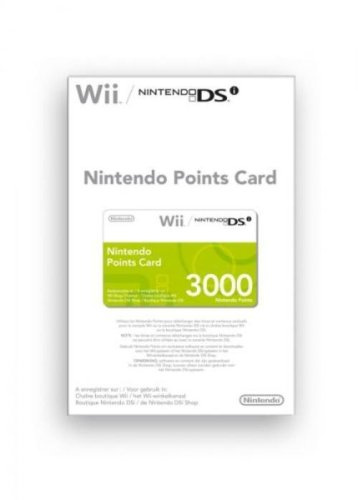 Nintendo Points Card 3000, Wii