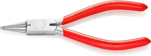 Knipex Pinza per Anelli di Sicurezza per Anelli di Sicurezza Interni a Fori Cromata, Rivestiti in Resina Sintetica 140 Mm 44 13 J1