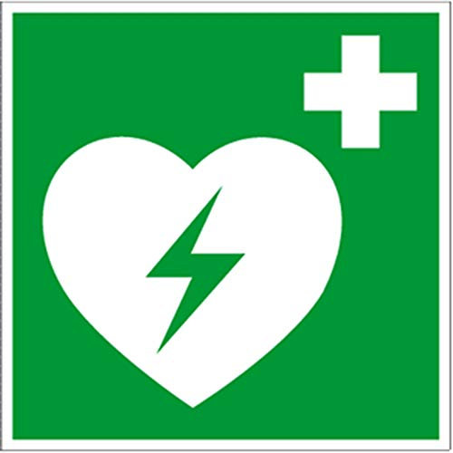 Aufkleber Automatiesierter Externer Defibrillator D-E017 200x200mm