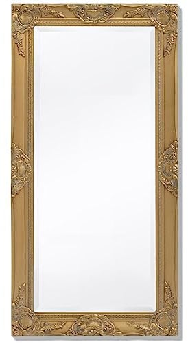 vidaXL Wandspiegel Garderobe Spiegel Badspiegel Antik Barock-Stil 100x50 cm Gold