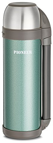 Pioneer Outdoor-Isolierflasche aus Hochwertigem Edelstahl mit Griff und Tasse