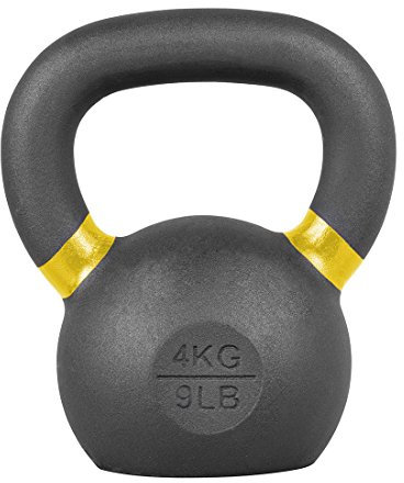 Lifeline Kettlebell Weight for Full Body Strength Training 4kg Light Yellow