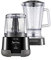 Moulinex Picadora 1.2.3 Ultimate ‎DP8158 - Picadora eléctrica de alimentos y batidora de vaso de 1000 W, 2 barillas Powelix, con una capacidad de 330 g/ 550 ml, revestimiento de titanio, negro
