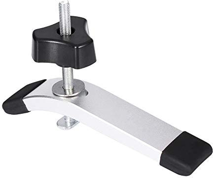 Morsetti Metallo, Morsetti T-Track per Legno, T Track Morsetto Metallo Chiusura Rapida Set, T-Track Mini Hold Down Clamp, CNC Router Clamp per la Lavorazione del Legno e dei Metalli, 12.6 x 22.5 x 3mm