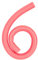 Keenso Swimming Pool Noodles, Eco-friendly Odorless Swimming Pool Noodles Swim Pool Foam Noodles Fitness Equipment for Kids(Pink) s