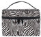 HaJie Trousse de toilette grande capacité avec motif zèbre pour femme et fille