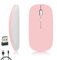 iSTYLE Rechargeable Wireless Mouse, Bluetooth or 2.4 GHz with USB Mini Receiver, Multi-Device, 1600 Dpi Optical Tracking, Silent Mice for Mac, PC, Macbook, iPad, Laptop, Tablet, iOS, Windows