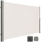 LARMNEE Toldo Lateral EBE204BP02, Toldo Retráctil con Fijación al Suelo, 200 x 400 cm,