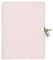 DRAEGER Paris Pink Plush Diary with Padlock and Keys for Personal Secrets - Gift Notebook for Girls, Women, Children