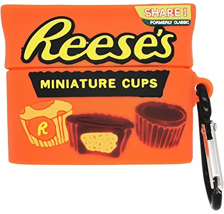 Kompatibel mit Airpods 3 Generation Hülle 2021, Niedliche 3D Cute Cartoon Silikon Reeses Hülle Schutzhülle, Kinder Teenager Jungen Mädchen Frauen für AirPods 3rd Gen Case Cover - Ree's Chocolate