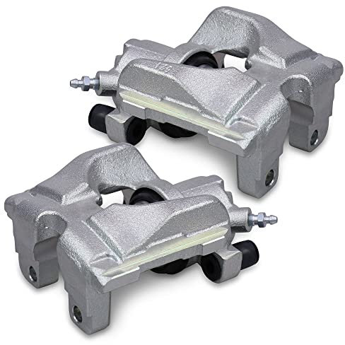ATEC GERMANY 2x Pinza de freno delantera izquierda y derecha con 1 pistón, compatible con BMW Serie 1 (E81) (E87) (E88) (E82), Serie 3 (E90) (E93) (E92) (E91)