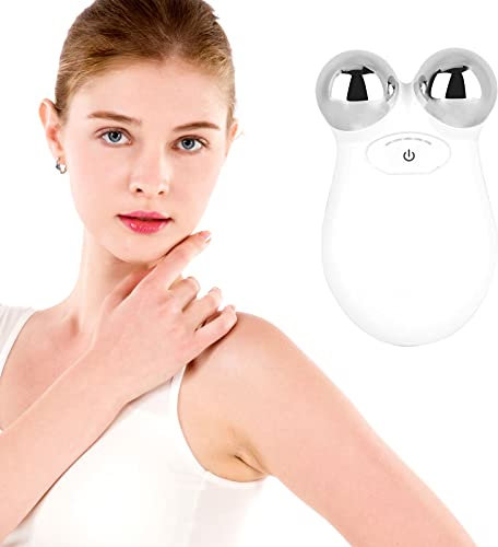 Microcurrent Gesichtsmassagegerät, Schönheitsgerät, Y Shape 3D Roller Gesicht Massage, Gesichtslifting Massager Facelift Massagegerät Faltenschwellung Entfernung Hautpflege Gerät
