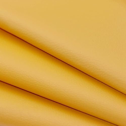 1 Stück große Größe 100 x 137 cm DIY selbstklebende Leder Flicken Sofa Reparatur Subsidies PU Gewebe PU Leder Patches (gelb)