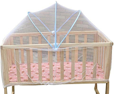 Baby Moskitonetz Weich Betthimmel Baby Bett Universal Hochwertig Babybett Insektenschutz Feinmaschig Reißfest Beistellbett Insektennetz Kleinkinder Atmungsaktiv Kinderbett Baldachin Zusammenklappbar