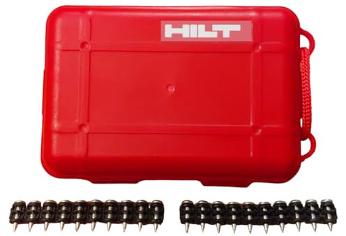 Caja de 200 clavos de 14 mm, puntas BX3, metal o hormigón, para clavador eléctrico compatible HILTI BX3 (14, 200, unidad)