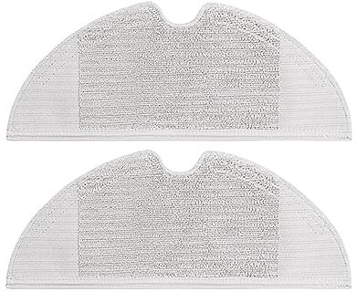 KAMNIK Compatible for Xiaomi Robot Aspirateur Mop 1C 2C Cleaner Parts, Compatible for Mijia STYTJ01ZHM Dreame F9 Filtre Main/Latéral Brosse Vadrouille Brosse Réservoir d'eau (Color : 1C Mop 2PC)