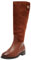 Tommy Hilfiger TH Stud Leather Mix Long Boot (FW0FW08341, Stivali Alti Donna, Marrone (Cognac Brown), 40 EU