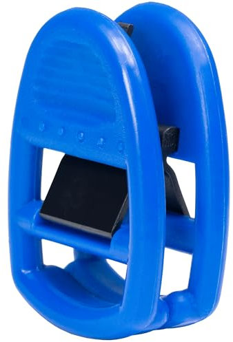15 Stück CLIPSO Sockenklammern für Waschmaschine und Trockner - Sockenhalter in Blau