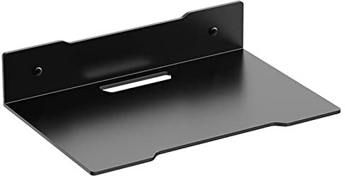 Router Wall Shelf Holder - Router Bracket Mount Display Shelf,Metal Router Rack AV Shelf Under The TV For TV Set-top Box Audio Projector, DVD Player Storage Bracket