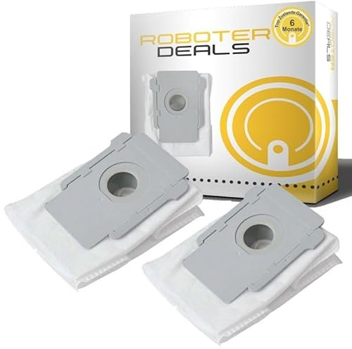 Roboter Deals - Bolsas de repuesto (2 unidades) para robot aspirador iRobot Roomba Combo J5 y J5 Plus. 100% perfectamente compatible y calidad probada.