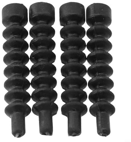 Mountain Bike V-Brake Cable, Rubber Boot Protective Cover Rubber Gaiter V-Brake Cable Noodle Boot Dust Cover, Set of 4 Pack