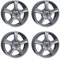 4x AUTEC Felgen Alufelgen IONIK 7.5x18 ET29 5x112 Mystik Silber kompatibel mit Skoda Superb Kodiaq
