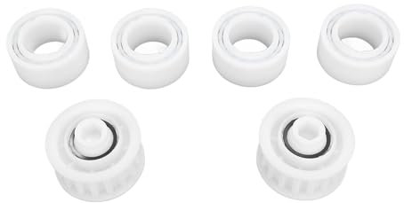 Biitfuu Ruote Guida per Pulitore Robot Piscina Confezione da 4 Ruote Guida di Ricambio con 2 Puleggia Ingranaggi Materiale ABS Compatto E Leggero per Dolphin