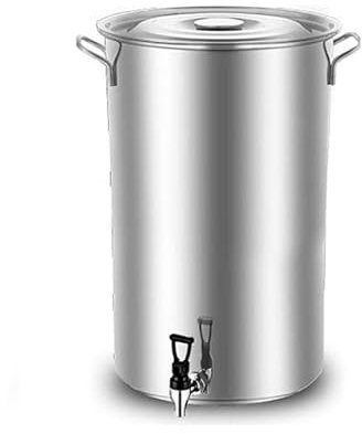 MOKLYF Olla para Sopa - Olla para Sopa con Grifo, Olla Multifuncional para Sopa con Tapa, balde para Sopa de Acero Inoxidable 304, balde para Sopa de Gran Capacidad, (50 x 60 cm
