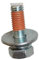 Drum Washing Machine Tripod Screw Bolt Stainless Steel Central Axis Fixed Parts, Compatible with Samsung, Compatible with LG(12mm 1pcs)