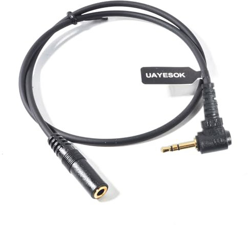 UAYESOK Kopfhörer Funkgerät Adapter, 1 Pin 2.5mm Tlkr zu 3.5mm Kabel Walkie Talkie Headset Audio Adapter für Motorola Tlkr T80 extreme T82 T92 H2o XT180 PMR446 RT45 Security Zweiwege-Funk