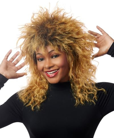 Horror-Shop Queen of Rock Perücke ;Tina;