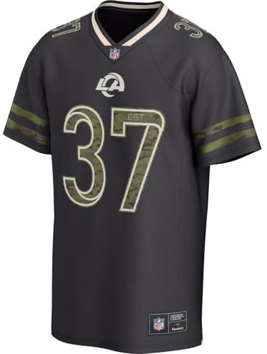 Los Angeles Rams NFL Supporters Jersey Black Wood - S