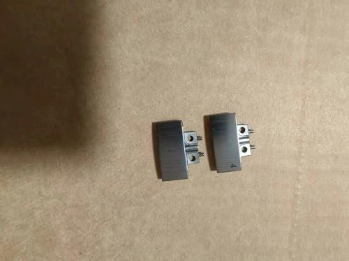 Solo 4 Scharnier-Ersatzscharnier-Reparatur-Set für Beats Solo 4 Wireless (Modell A2924) Kopfhörer, Metallscharnier-Reparaturteile, Kopfbandverbinder, Zubehör wie das OEM – Silbergrau