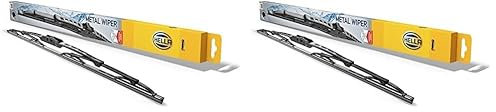 HELLA 9XW 190 253-221 Metal Wiper Scheibenwischer - WPR22 - Bügelwischerblatt - für Rechtslenker - 22 - 550mm - vorne - Menge: 1 (Packung mit 2)