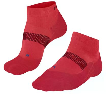 FALKE Damen Laufsocken RU4 Endurance Cool Short W Sso Funktionsmaterial antiblasen 1 Paar, Rot Big Red 8178, 41-42