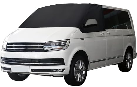 ASBHFC Thermomatte für Wohnmobil Camper und Transporter für Citroën SpaceTourer (2016-2025 2026), Front- und Seitenscheiben Abdeckung, Sonnenschutz, Sichtschutz und Frostschutz,Black