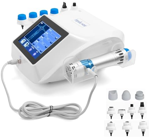 Stoßwellentherapie Maschine ED Stosswellentherapie Geräte für Männer, Elektrisches Tiefengewebe Massagegerät für Ganzer Körper, Schmerzlinderung, Müdigkeitsbehandlung, Verletzungen erholung