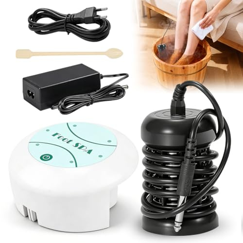 Ionen Fußbad & Elektrolyse Fußbad Maschine – Ionisches Detox-Fußbad mit Array Platte und Wassersack für Heim SPA, Entspannung und sichtbare Entgiftung
