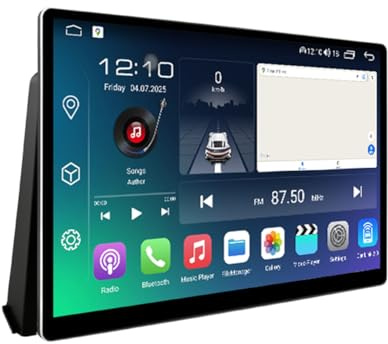 Pantalla ultra silenciosa de 12.5 pulgadas para Citroen Berlingo 2019 Peugeot Partner Rifter 2019-2012 Android Car Multimedia Stereo Carplay Radio 2K QLED 1920 x 1200 (8 núcleos UIS8581 4+64GB Wifi 4G