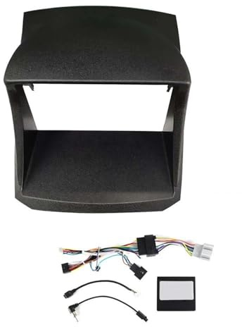 For Ford For Fiesta Mk6 2009-2017 Radio Fascias Frame 9 Inch 2DIN Stereo Panel 16PIN Wiring Harness Power Cord Canbus Decoder KLAUER(Frame Canbus 09-11)
