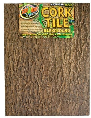 Zoo Med NCB-4E Natural Cork Tile Background, 45 x 61 cm, Rückwand für Terrarien in Baumrindenoptik