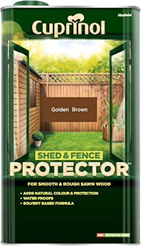 Cuprinol 5L Shed and Fence Protector - Gold Brown
