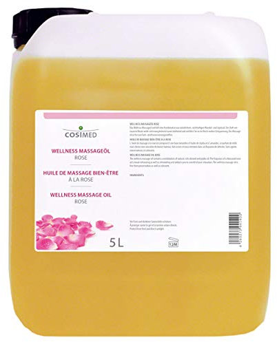 cosiMed Wellness Massageöl Rose, Massage Öl, Wellness, Therapie, 5 l