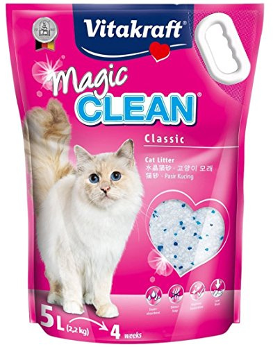 Vitakraft Magic Clean Cat Litter - Silicone 5ltr (Pack of 6)