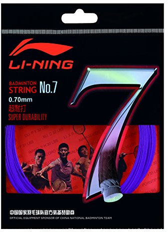 LI-NING Badminton Schläger-Saite No. 7 Flieder
