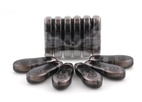 12 x CRAFTPRICE Permanent Double Sided Adhesive Tape Roller Pens - 120 metres