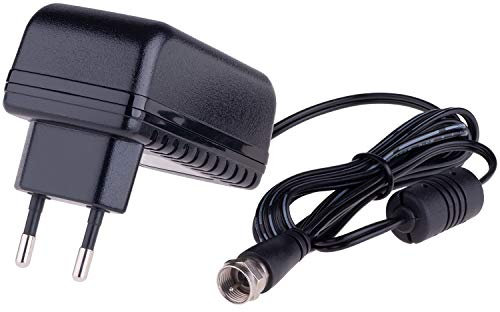 DUR-line 18V SAT Netzteil mit F-Stecker (1200mA) und Schutzdrossel gegen Störstrahlungen für Multischalter, Kaskaden, Unicable Multiswitch oder LNB mit Einspeiseweiche