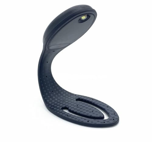 Flexilight Leselicht (Black Dots) - schwarz - 2 in 1 Leselampe & Lesezeichen - LED Leselicht - Geschenk für Leser, Buchliebhaber - Deutsche Ausgabe: Extra hell und super-flexibel