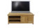Antike Fundgrube Lowboard für TV und Medien aus Teakholz massiv | Fernsehtisch Schuhschrank mit Sitzbank | B: 125 cm (4997)